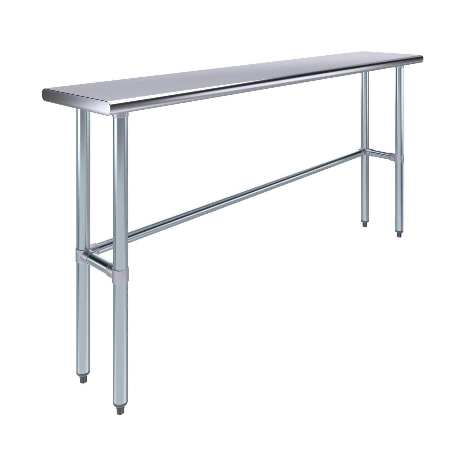 14 in. x 72 in. Open Base Stainless Steel Work Table | Residential & Commercial