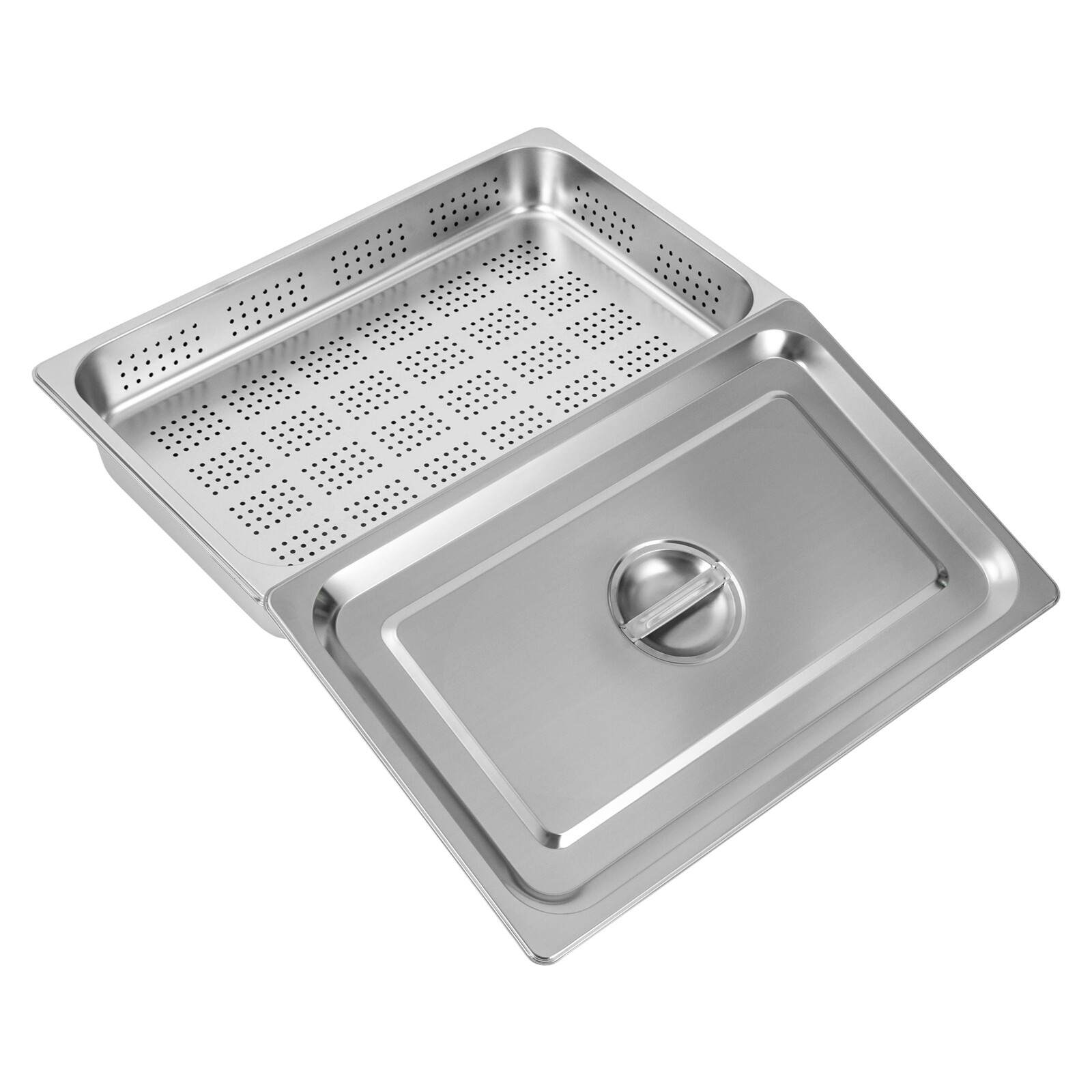 Full Size Perforated Stainless Steel Steam Table Food Pan Deep Hotel Steam Pan