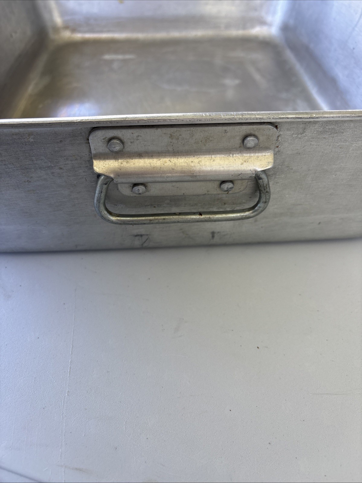 Vintage National Testing Commercial Aluminum Cookware Roasting Pan Stock 1620