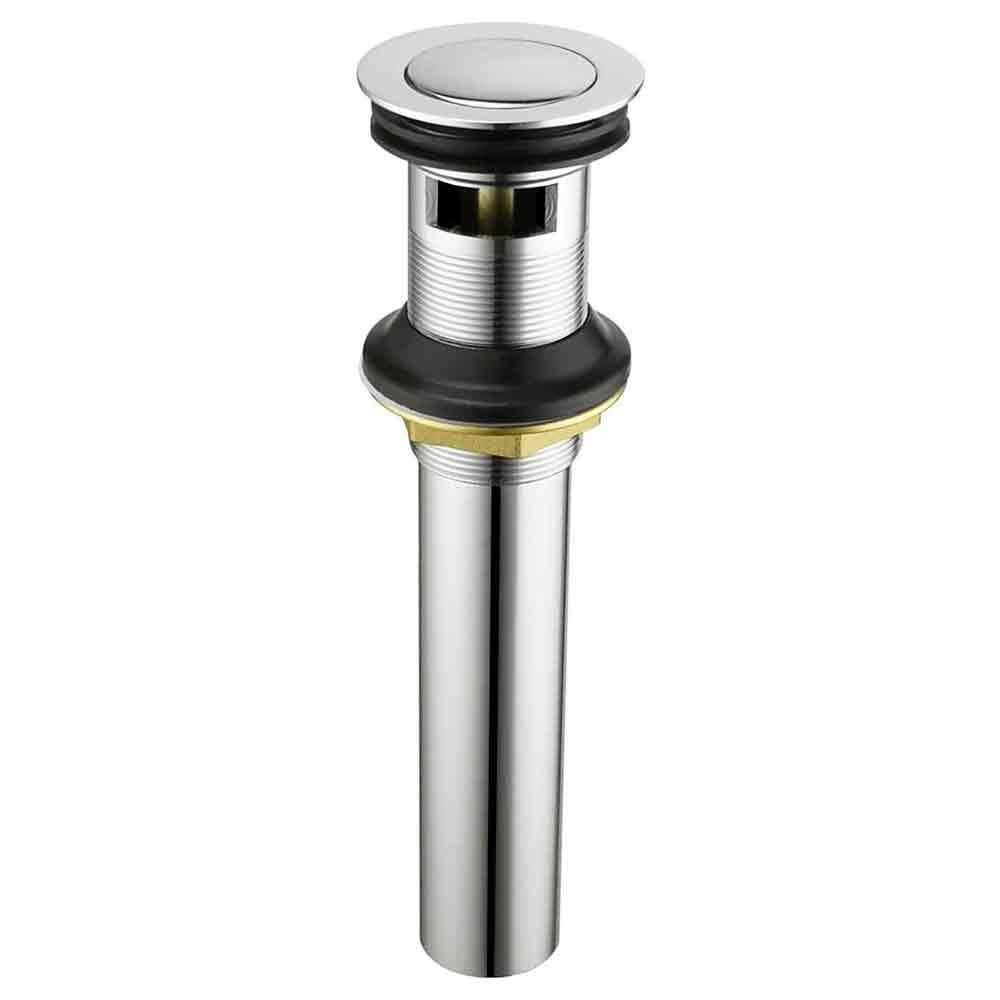4402015 Lavatory Sink Pop Up Drain Assembly with Overflow -Chrome Plated Brass