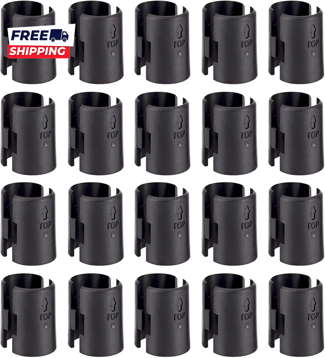 Wire Shelf Clips Wire Shelving Shelf Lock Clips Replacements for 1″ Post Metal
