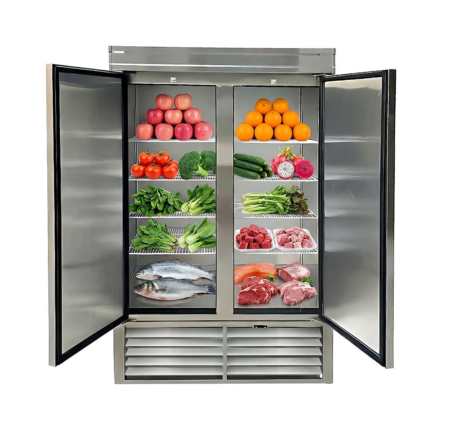 Leader 48″ Solid Door Reach In Refrigerator