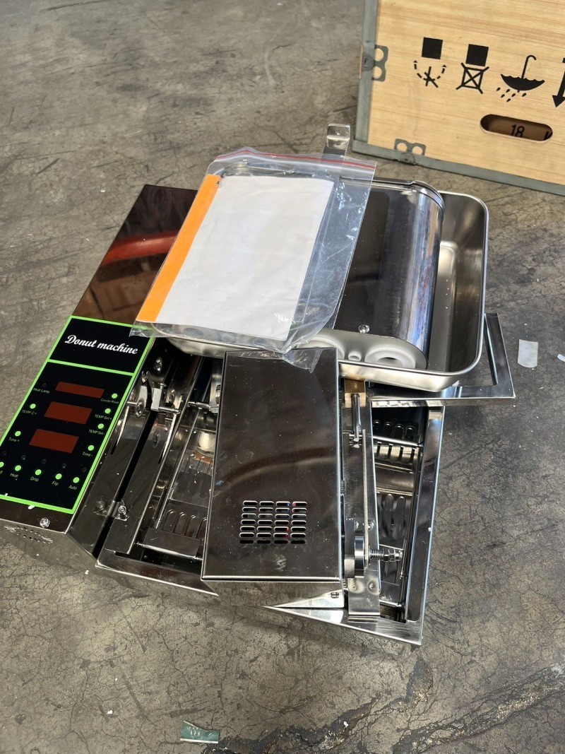 Kolice 4 Rows Automatic Doughnut Maker, Donut Machine,Donuts Frying Machine
