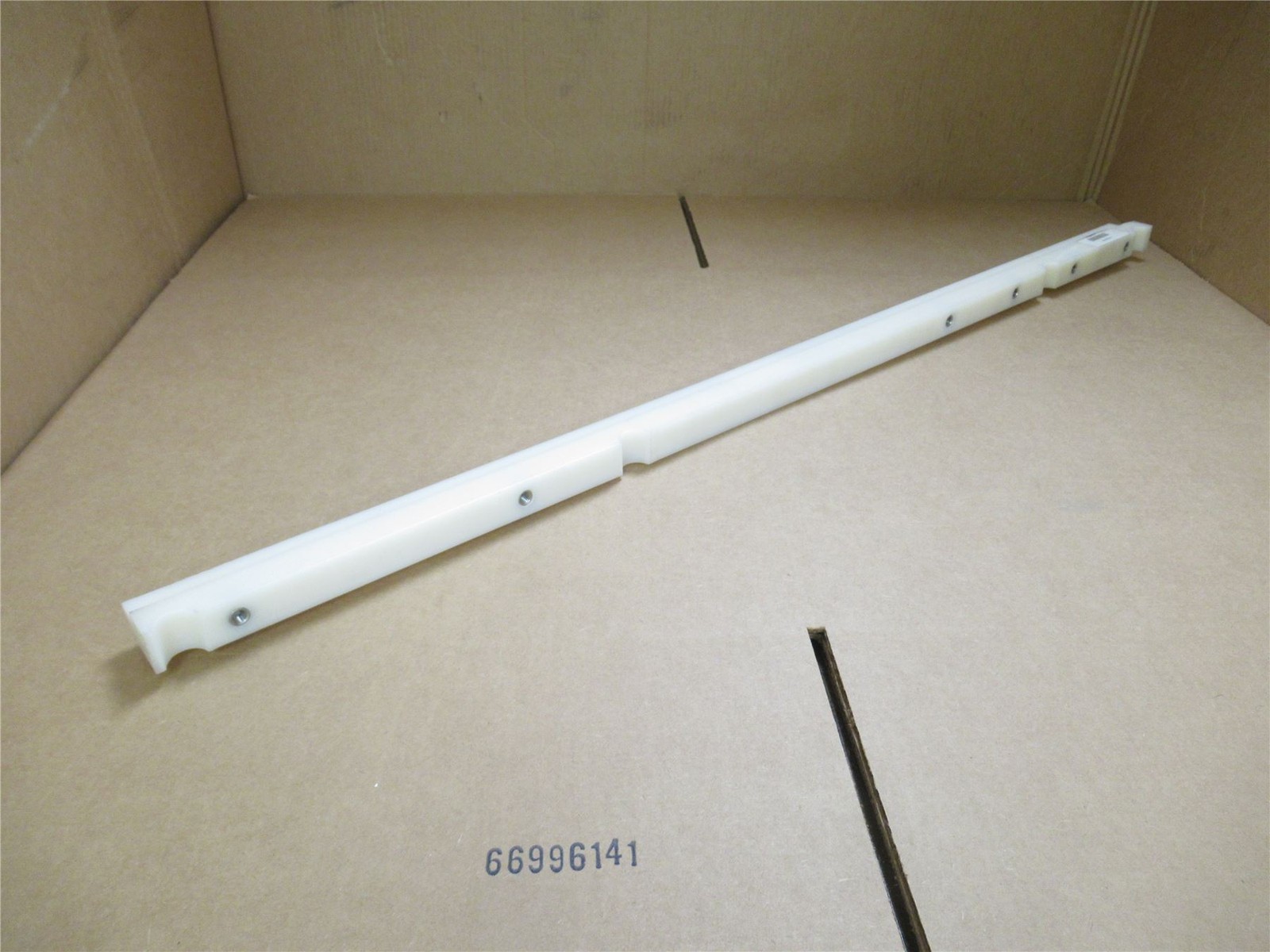 237176 Old-Stock; Marel 4124114 Lot-2; Guide Plate; UHMW; 39-3/8″ Long
