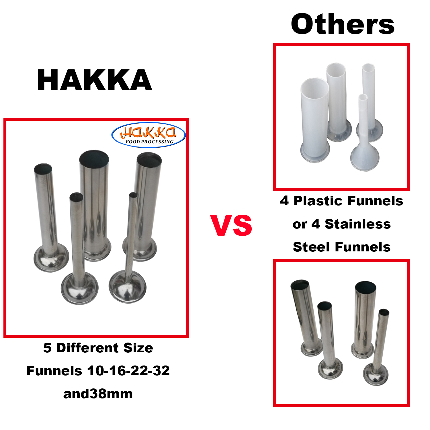 Hakka 7LB/3L Sausage Stuffer with Spanish Churro 2 in 1 Meat Maker Filler