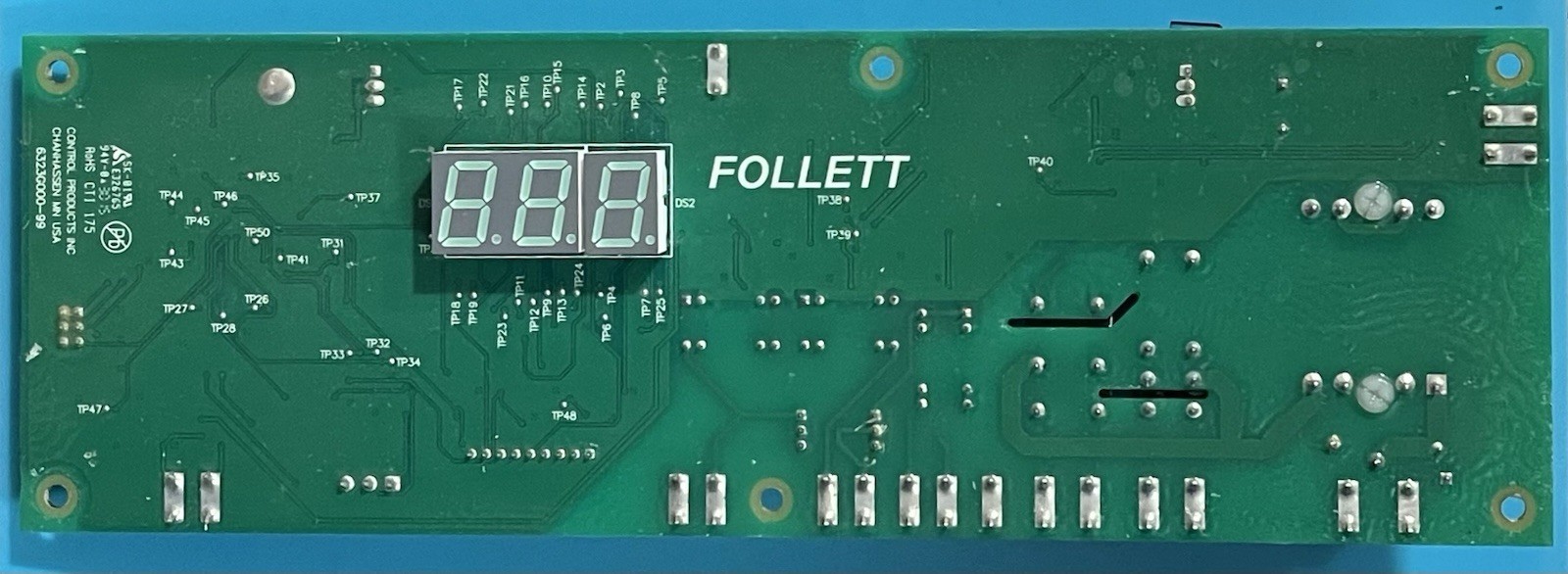 Used Clean Follett Ice Pro 00924597 Control Board DB1000 00900761 Guaranteed!!