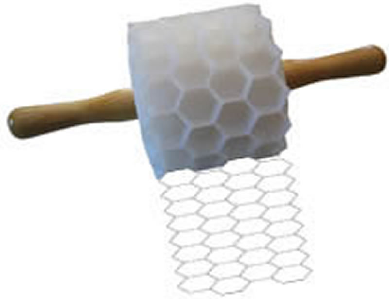 1each 1-1/4″ x 4 plastic hex cutter donut holes biscuits rolls crackers 60 cuts