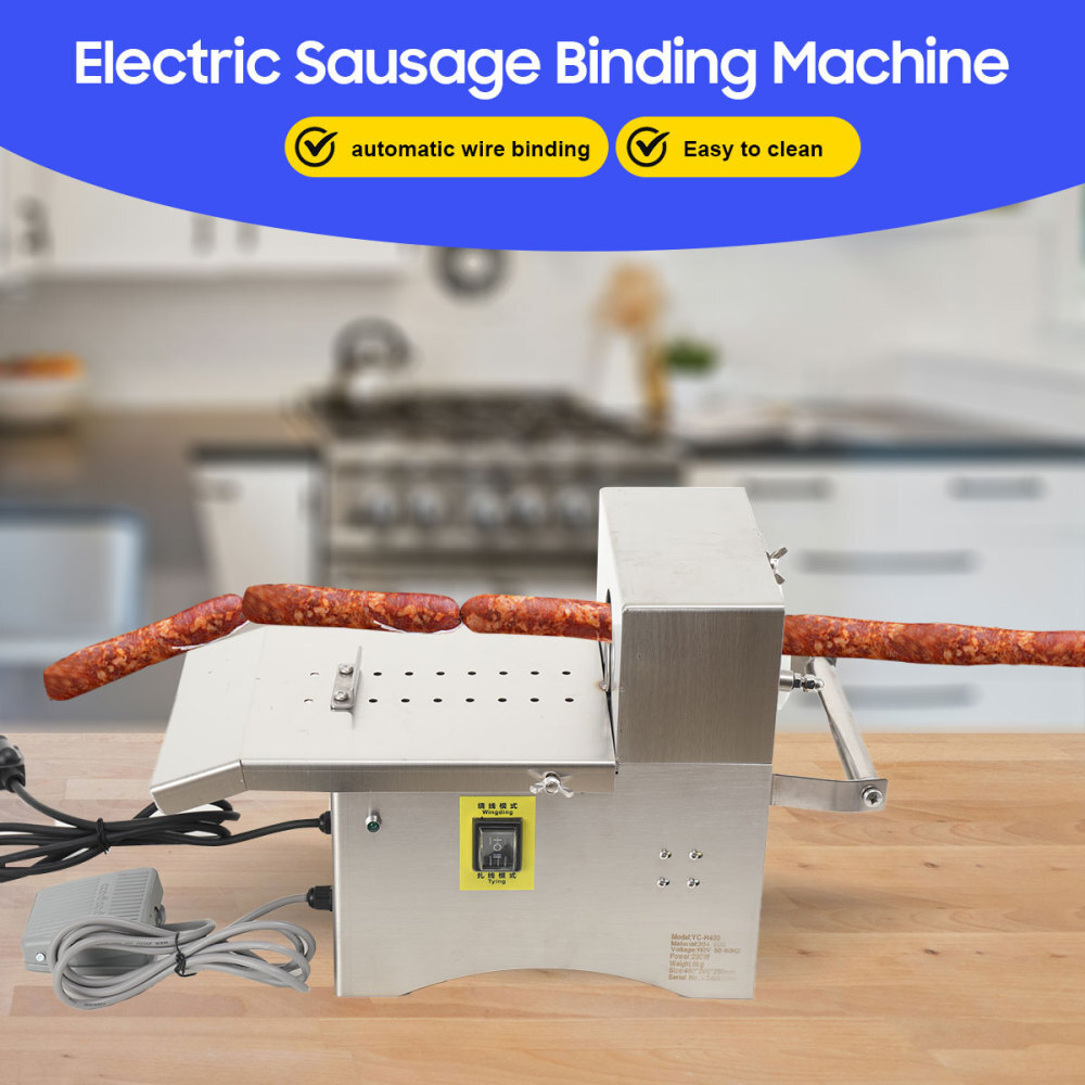 200W Sausage Knotting Machine Automatic Electric Sausage Twist Tying Machine