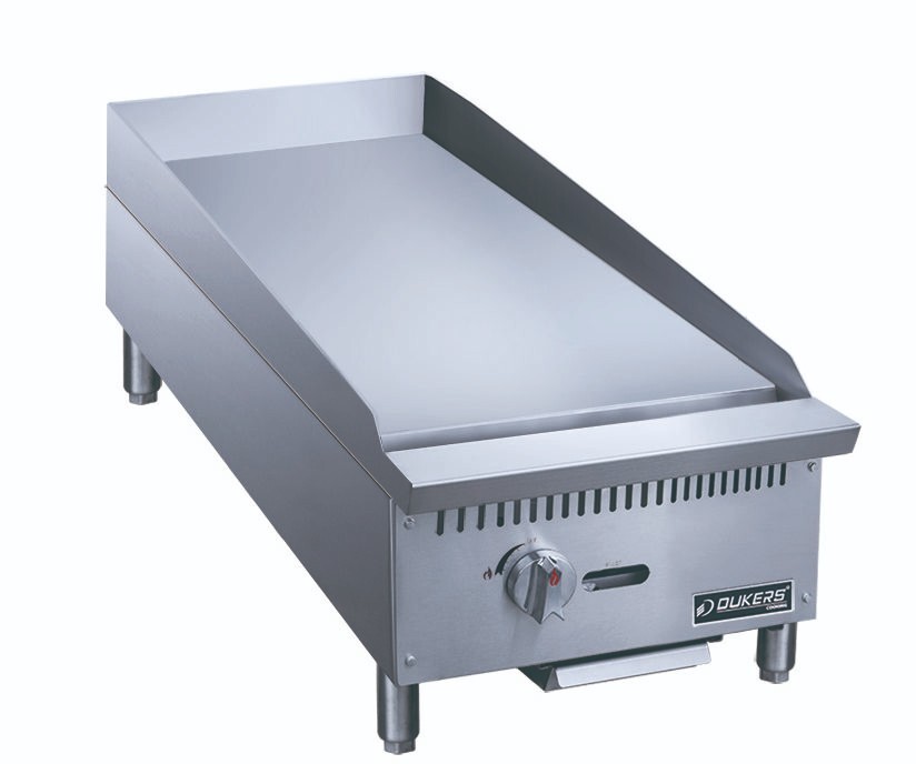 DUKERS DCGMA12 HD GRIDDLE 12″ WIDE 24″ DEEP COOKING NAT GAS WITH LP CONV KIT