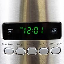 Kenmore Drip Coffee Maker – Programmable Cafe Machine With Glass Pot, Regular &