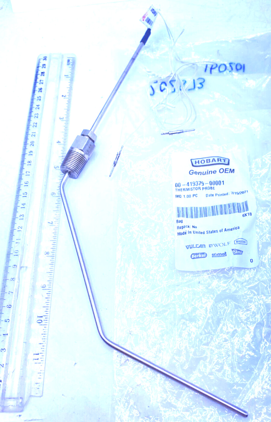 Hobart, Vulcan Hart Probe Thermistor Fryer 00-419379-00001 New