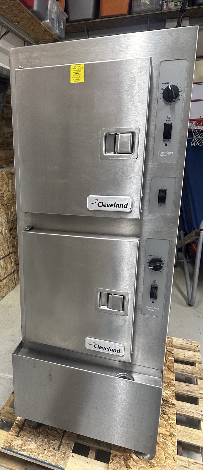 Cleveland 24CEA10 SteamCraft Ultra 10 Double Stack Steamer 208V 3PH Commercial