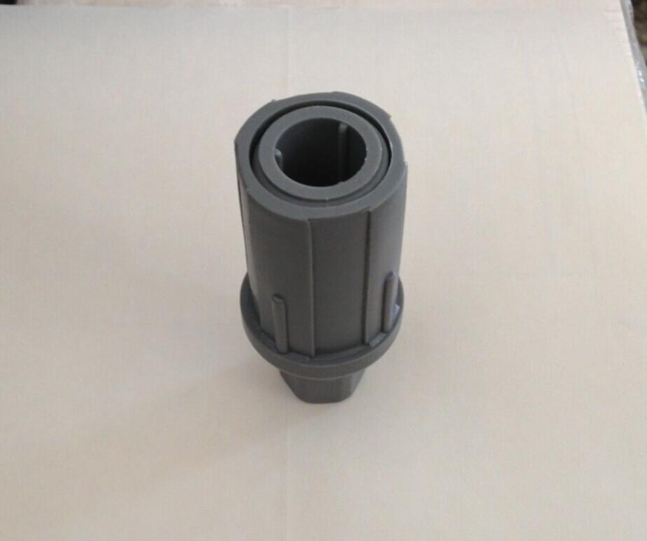 4 GRAY PLASTIC ADJUSTABLE BULLET LEG FOOT 1-5/8 OD TUBING CHG A10-0841-C KASON