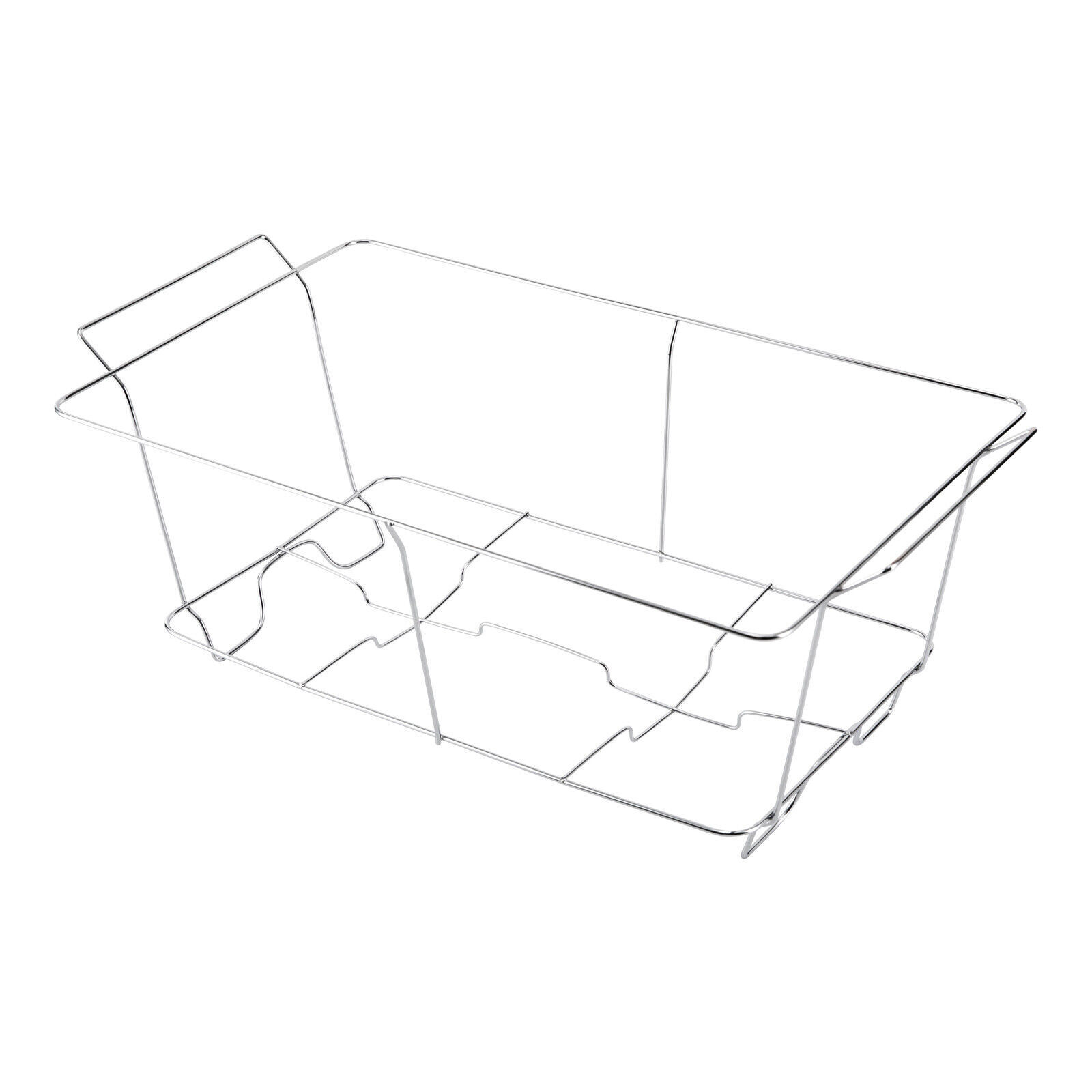 24-Pack Full-Size Chafing Wire Racks Buffet Stand 20 × 12 in Silver