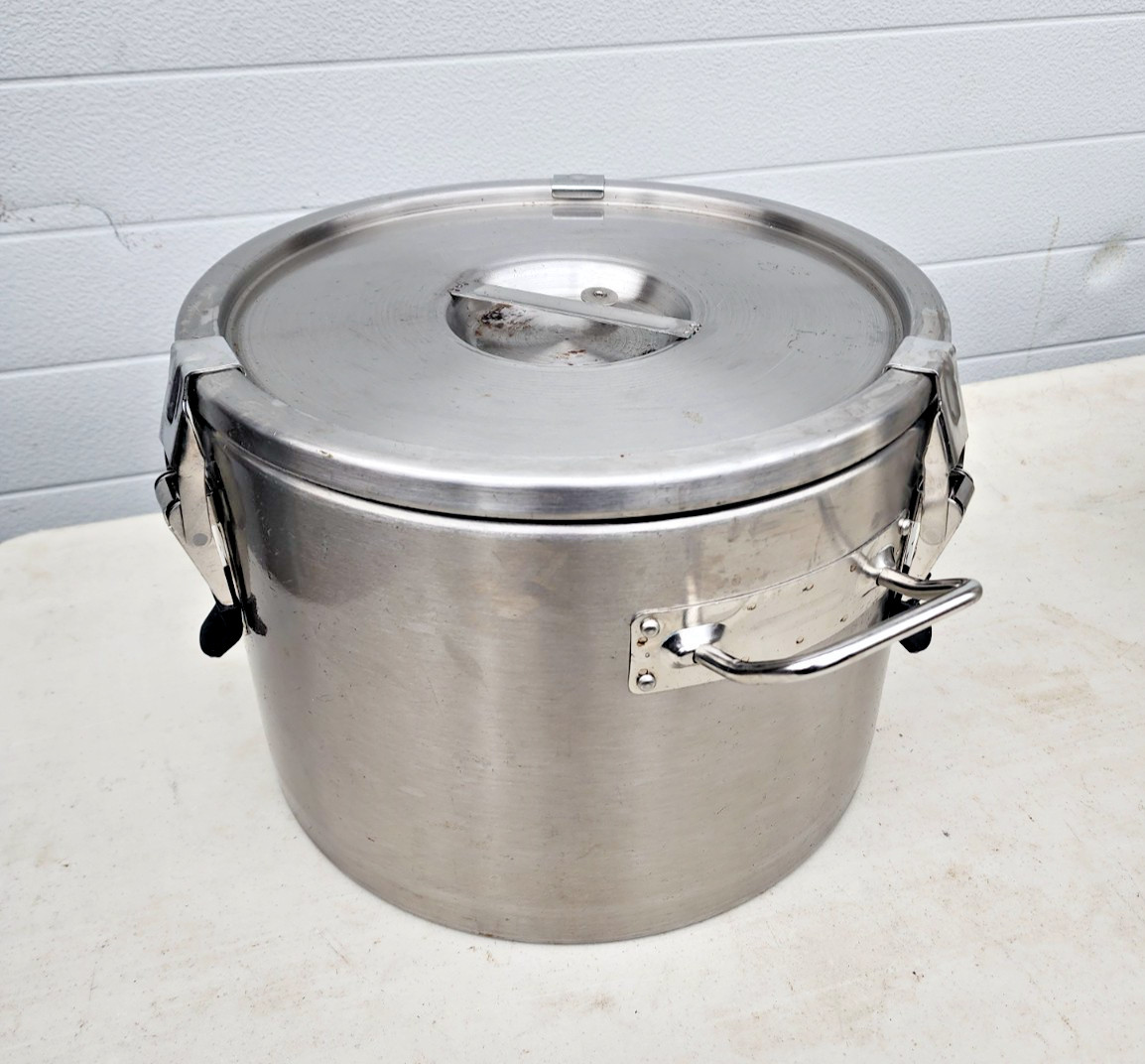 Stainless Steel Airtight Insulated Container with Lid and Locking Clamp