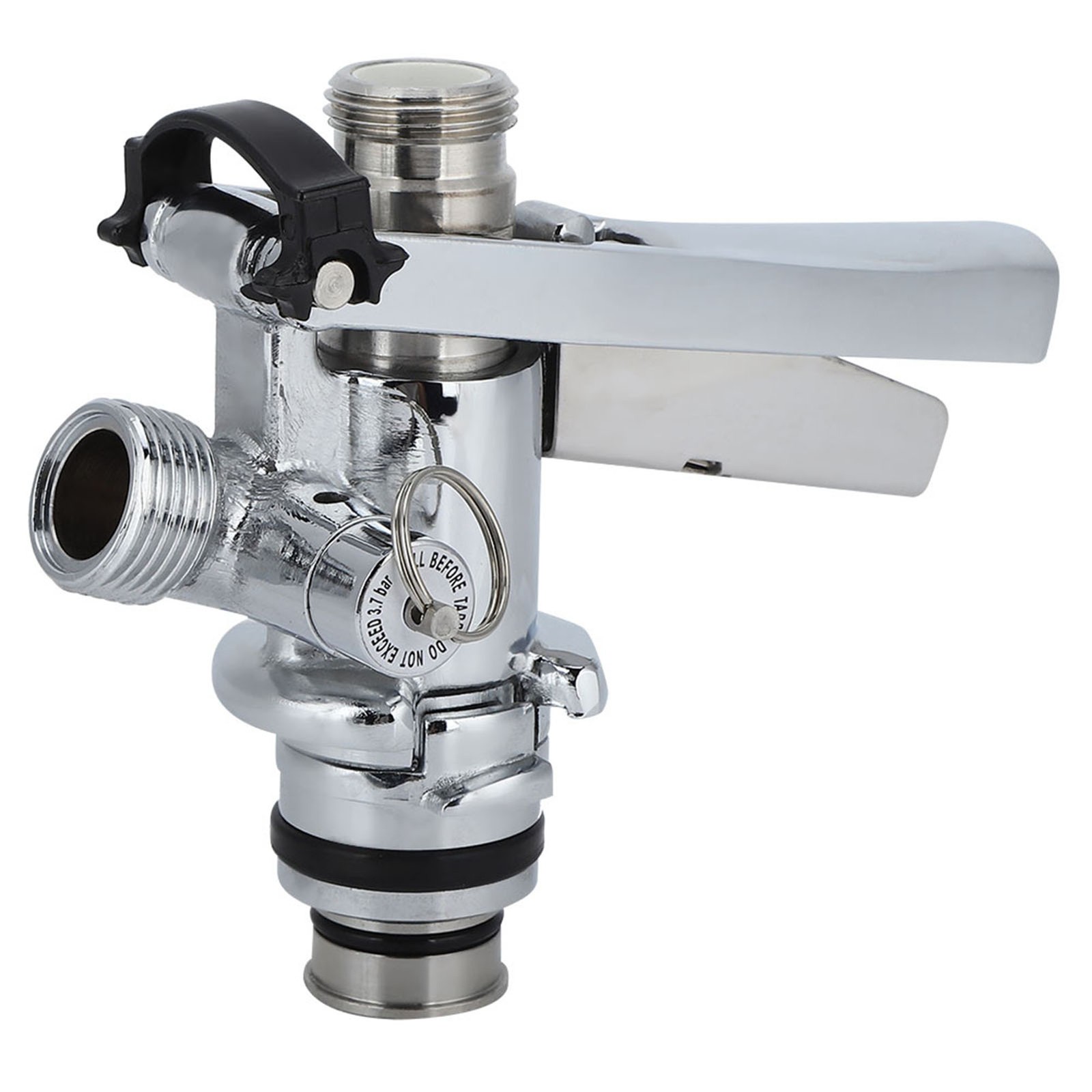 Keg Coupler 843g Brass Stainless Steel Keg Connector for Hotel Bar Beer Serving