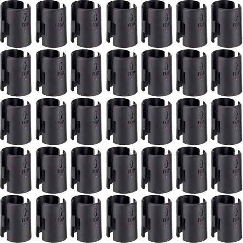 Wire Shelf Clips Shelving Split Sleeves Lock Metal Rack Fits 1″ Post 54-Pack