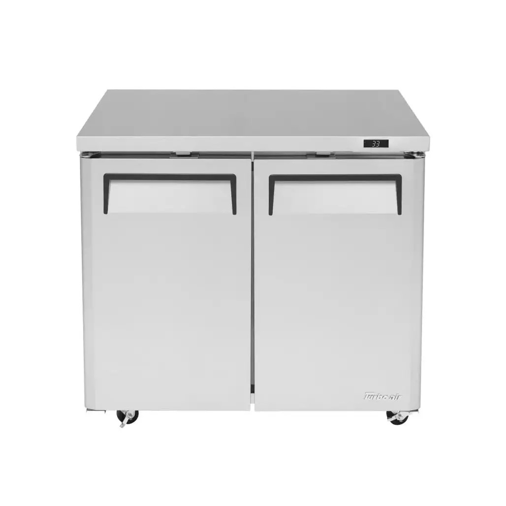 Turbo Air MUR-36L-N6 36.5in 8.36 Cu.Ft Undercounter Refrigerator Low Boy 2 Door