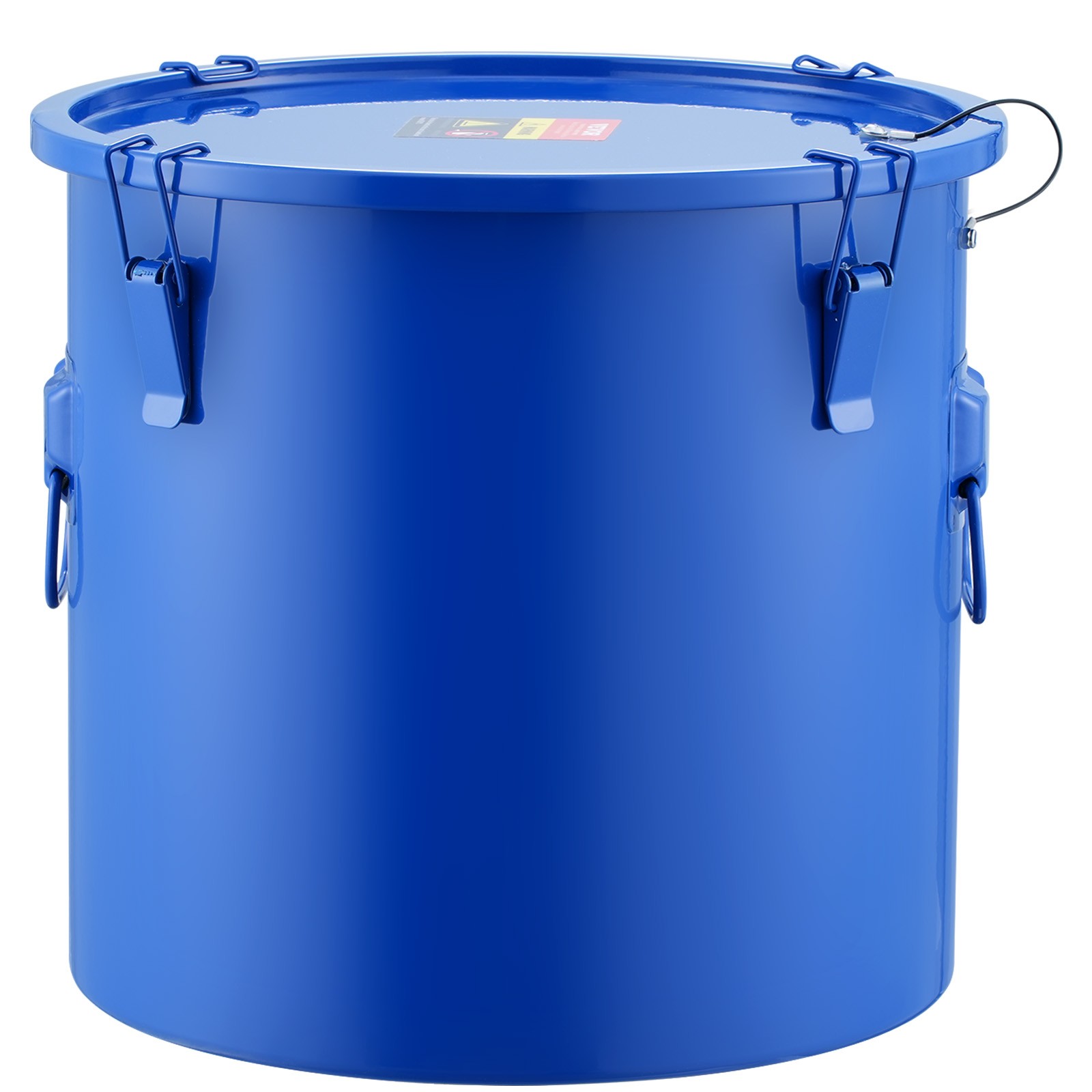 VEVOR Fryer Grease Bucket Oil Disposal Caddy 10 Gal Bucket with Filter Bag Blue