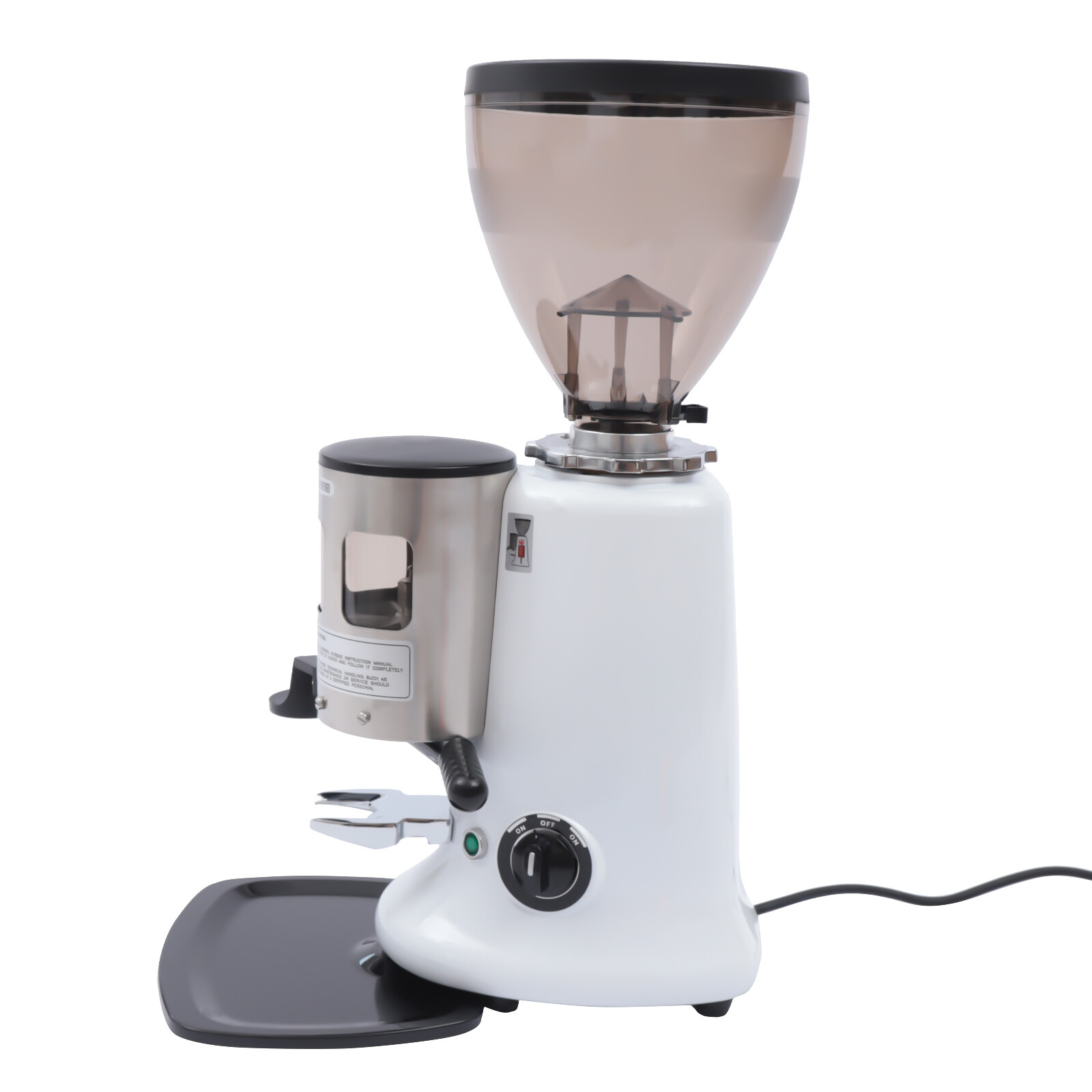 Commercial Espresso Machine 350W, Semi-Automatic Coffee Maker 10 grinding levels