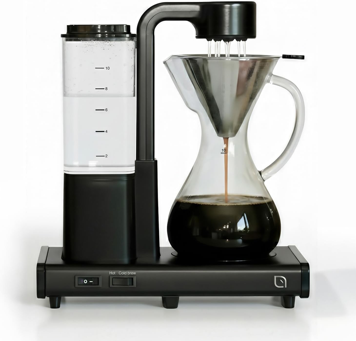 10 Cup Drip Coffee Maker, Automatic Pour Over Coffee Maker with Glass Carafe and
