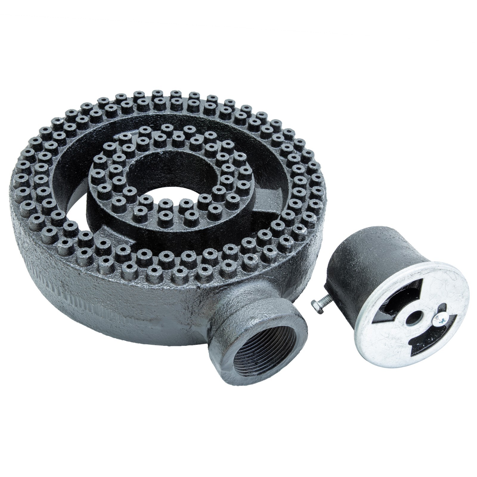 GSW 2-Ring Burner with Shutter 35,000 BTU/HR for Stock Pot and Wok Ranges WR-RB2