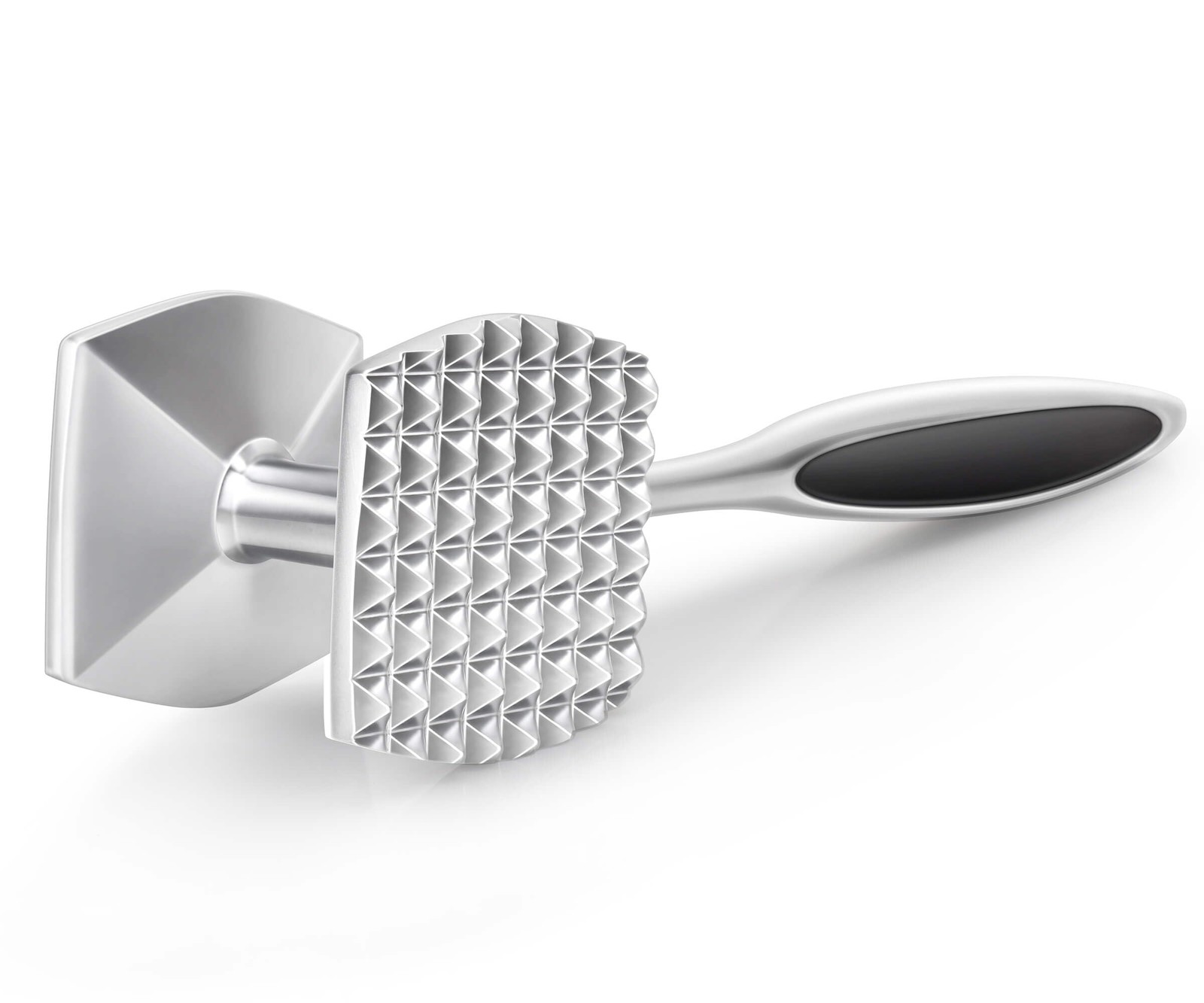 Aliglow Meat Tenderizer Hammer Tool Pounder For 8.9inch, Sliver-white