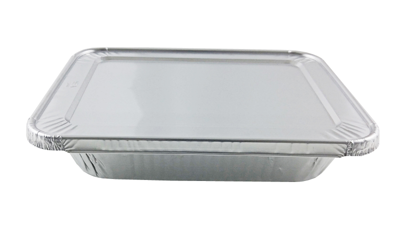 Handi-Foil Premium Disposable 1/2 Size Deep Aluminum Steam Pans w/Lids 10 Sets