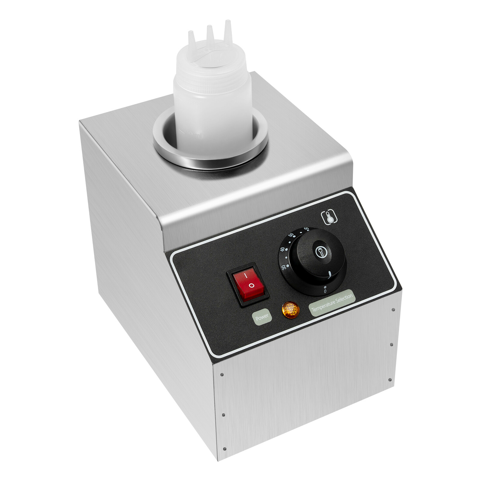 Hot Melted Butter Dispenser Pump, Nacho Cheese Warmer Popcorn Condiment Melter