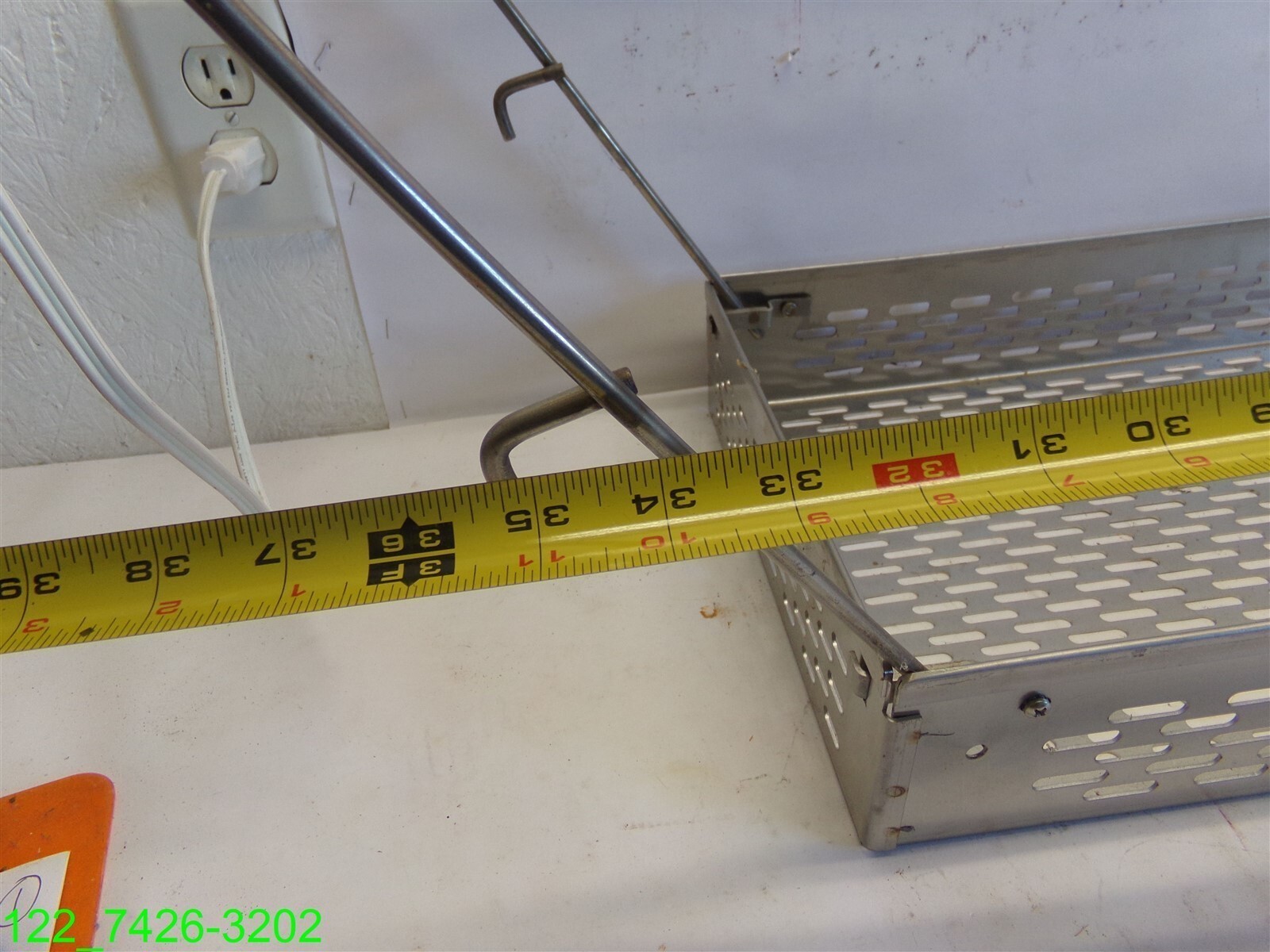 Stainless Steel Fryer Basket 28″L x 12″W x 3-1/2″T (handle height=21″)