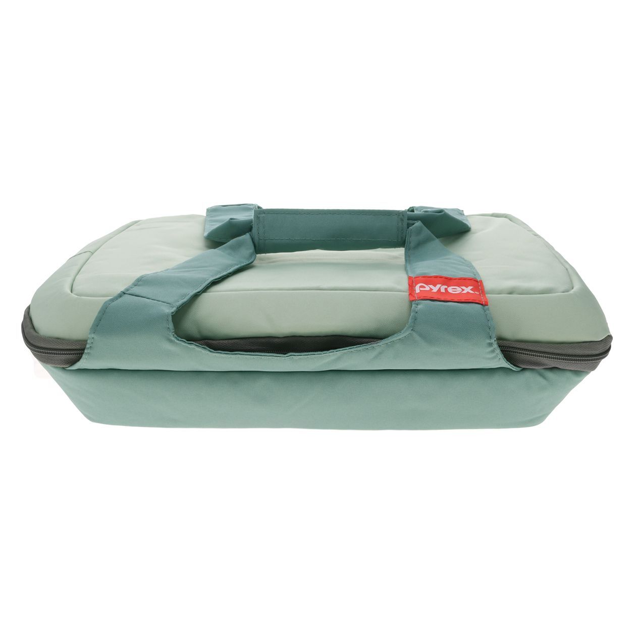 Pyrex 5-Quart Portable Sage Green Insulated Casserole Carrier for Hot or Cold F