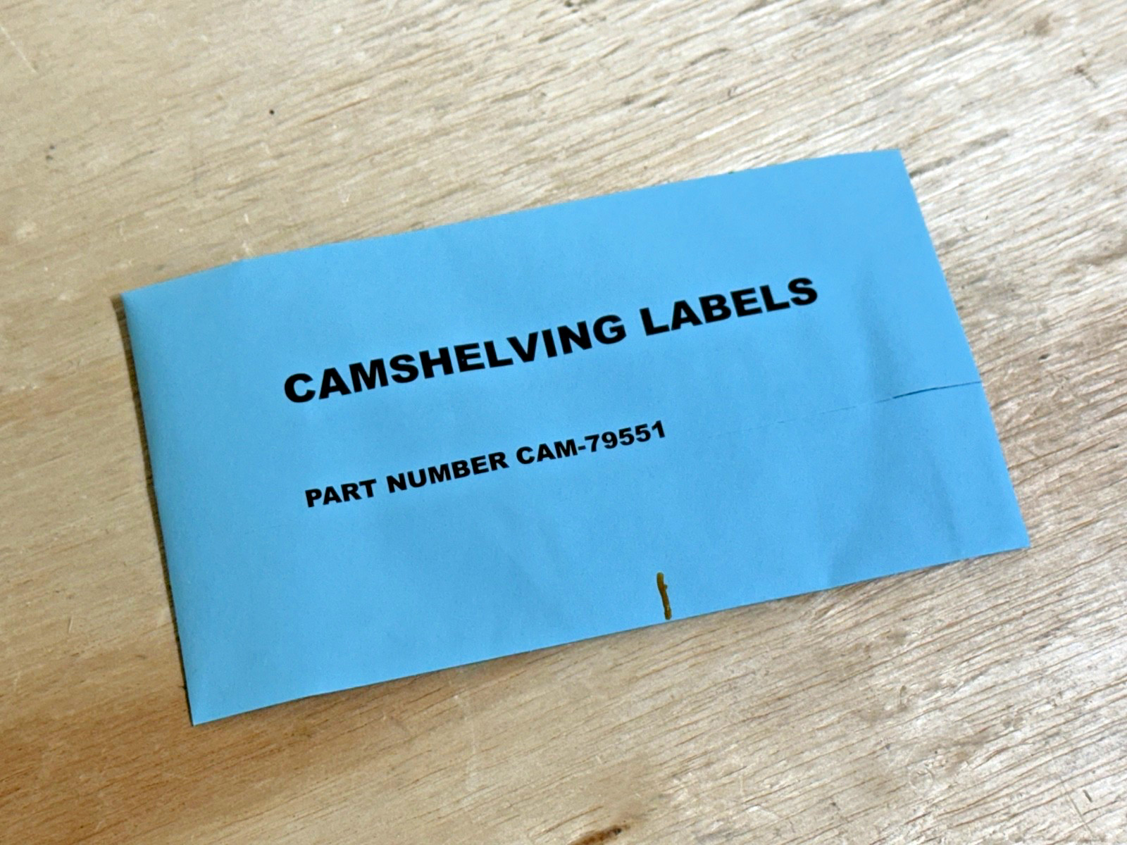 (24) Cambro CSID3 Camshelving Pack @ (12) EA | ID TagsHolders w/Label | Open Box