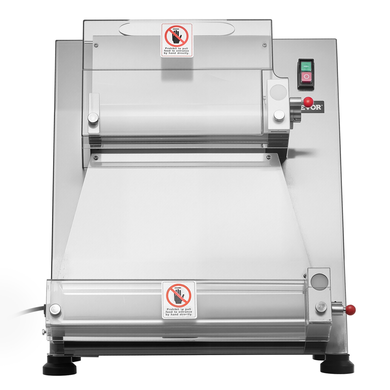 VEVOR 16 Inch Pizza Dough Roller Sheeter Semi-automatic Commercial Dough Press