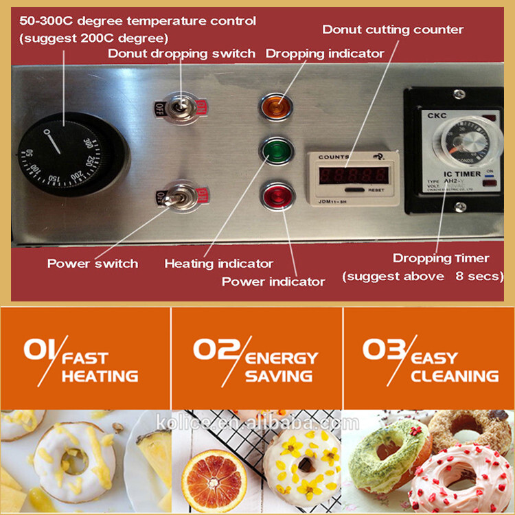 90% New Commercial Single Row Automatic Doughnut Maker Donut Machine 450pcs/hour