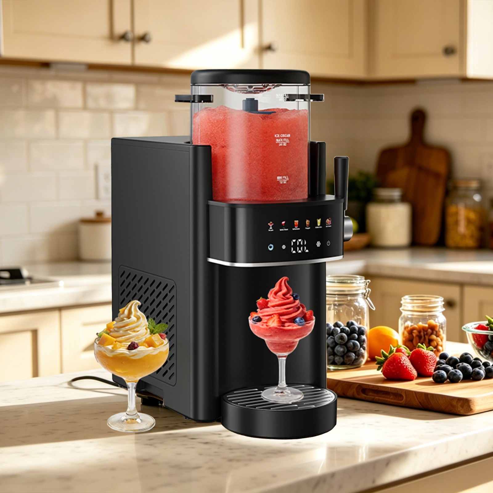 Commercial Slushie Frozen Drink Machine for Bar Home Use