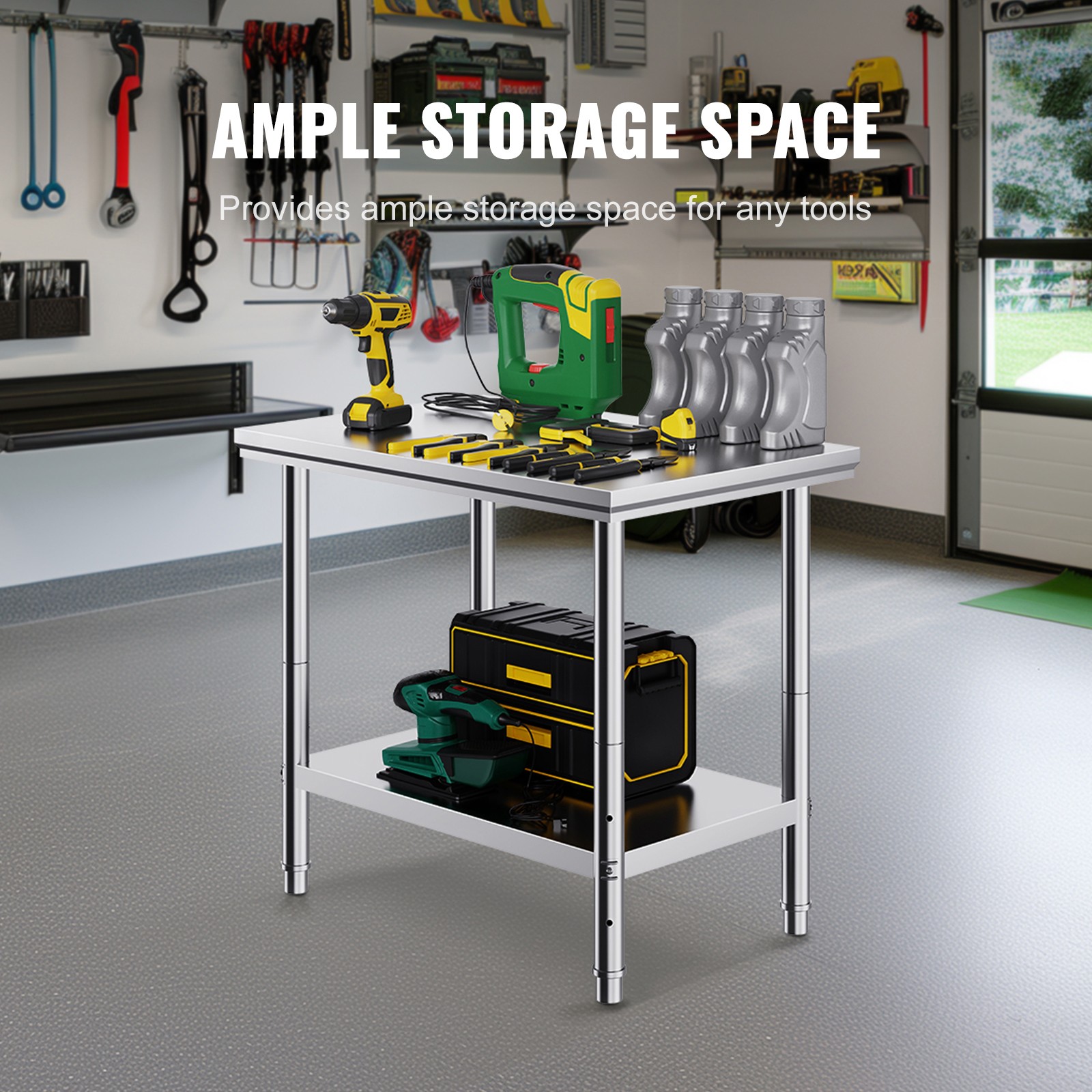 Stainless Steel Work Table 24x36in Commercial Kitchen Equipment Food Prep Table