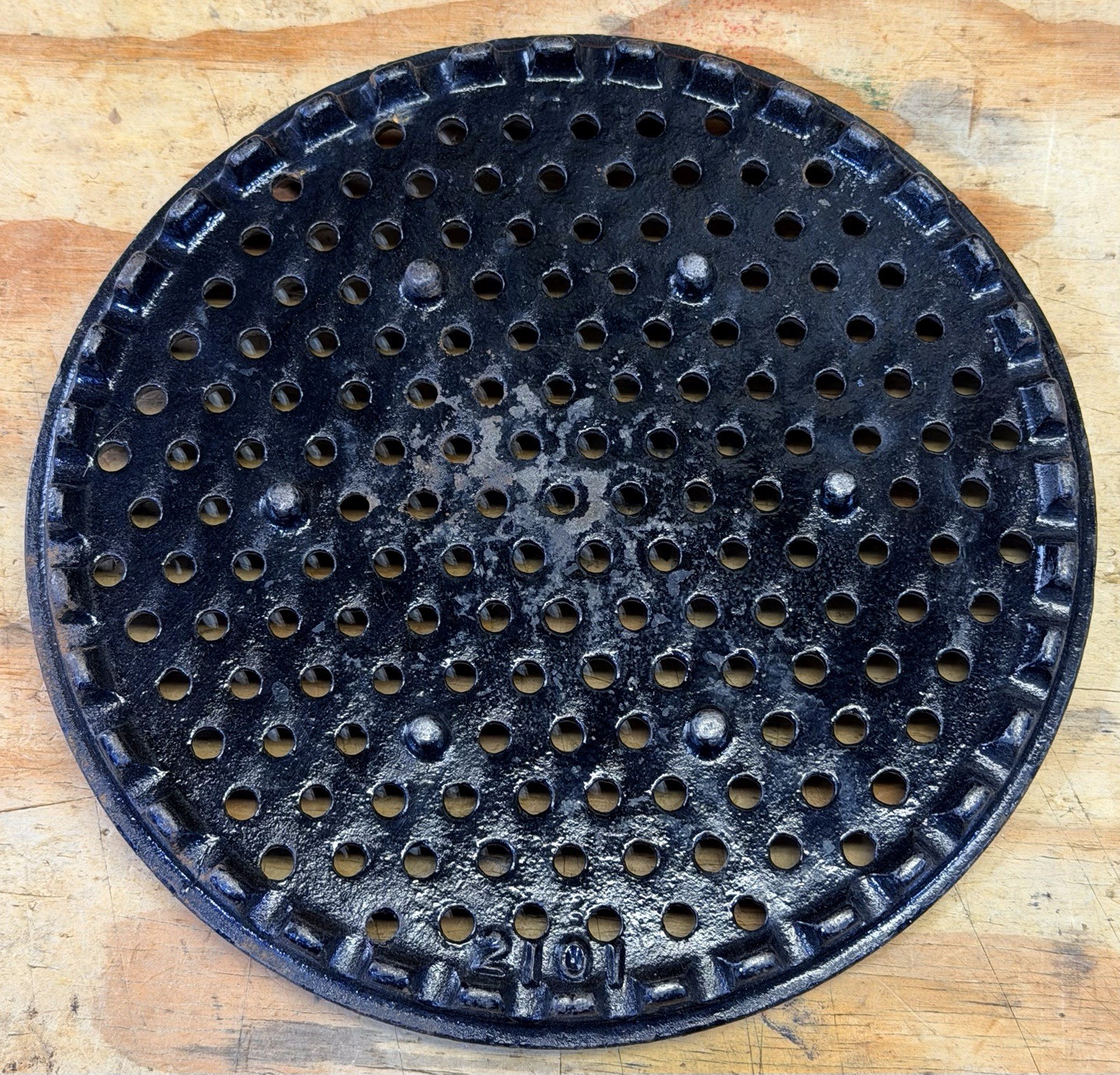 ENTERPRISE ORIGINAL 6/8 QT STRAINER PLATE 2101 SAUSAGE STUFFER WINE FRUIT PRESS