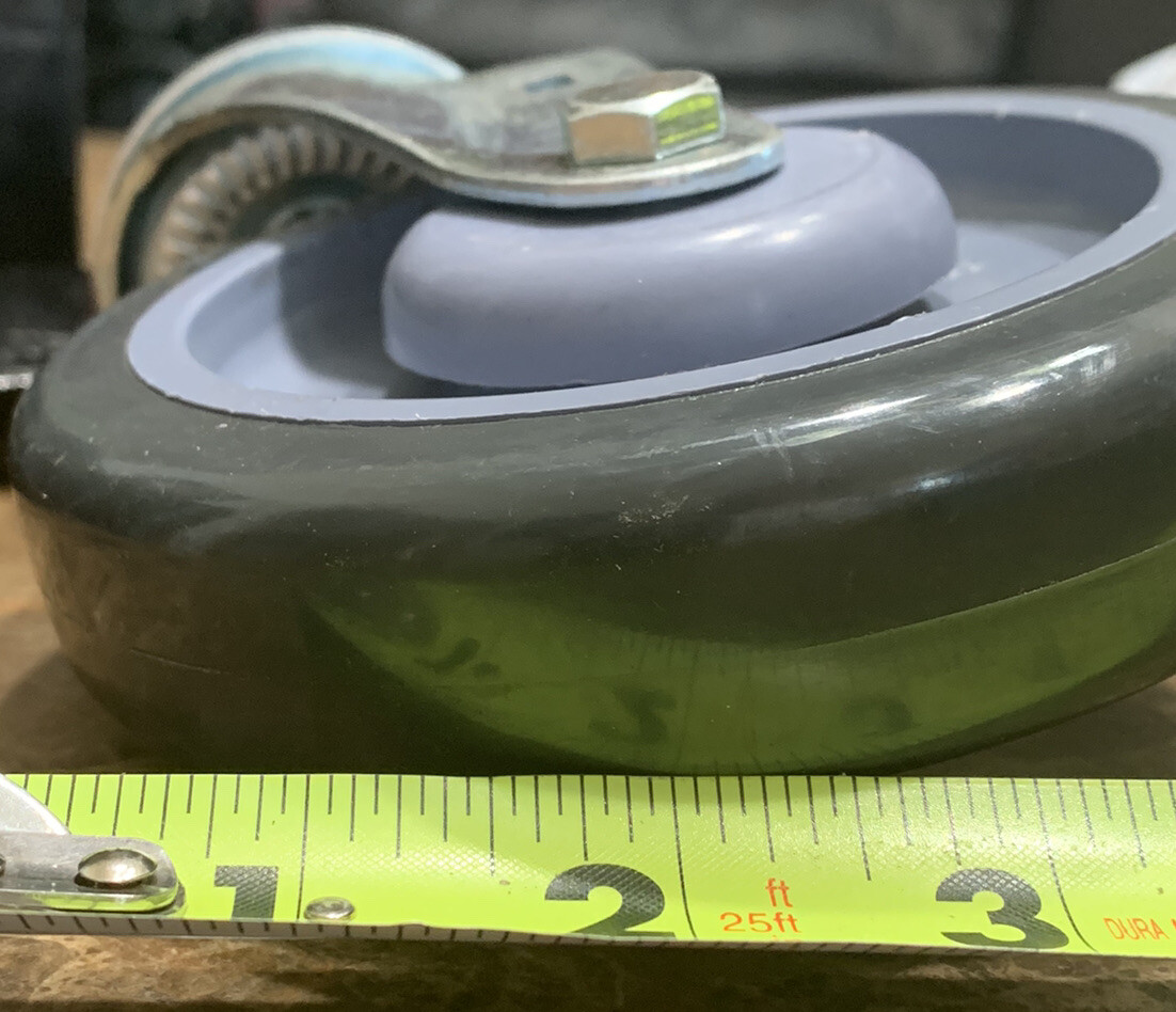 CHG OEM # CMS3-5BPN, 5″ Swivel Stem Caster 1-1/2″ OD 300 lb. Capacity – Pictured