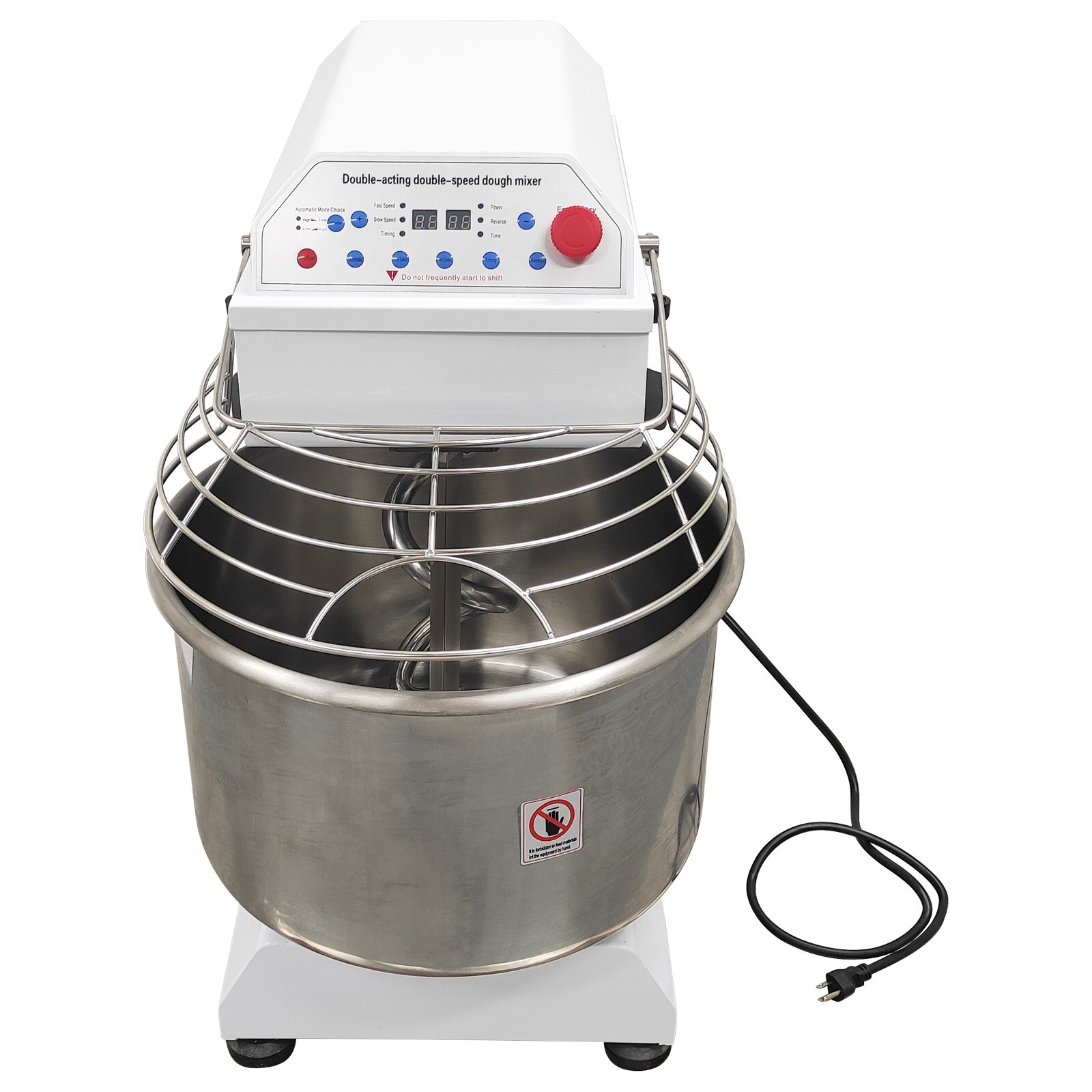 PreAsion® 30QT Commercial Spiral Dough Mixer Machine 110V Electric Flour Mixer