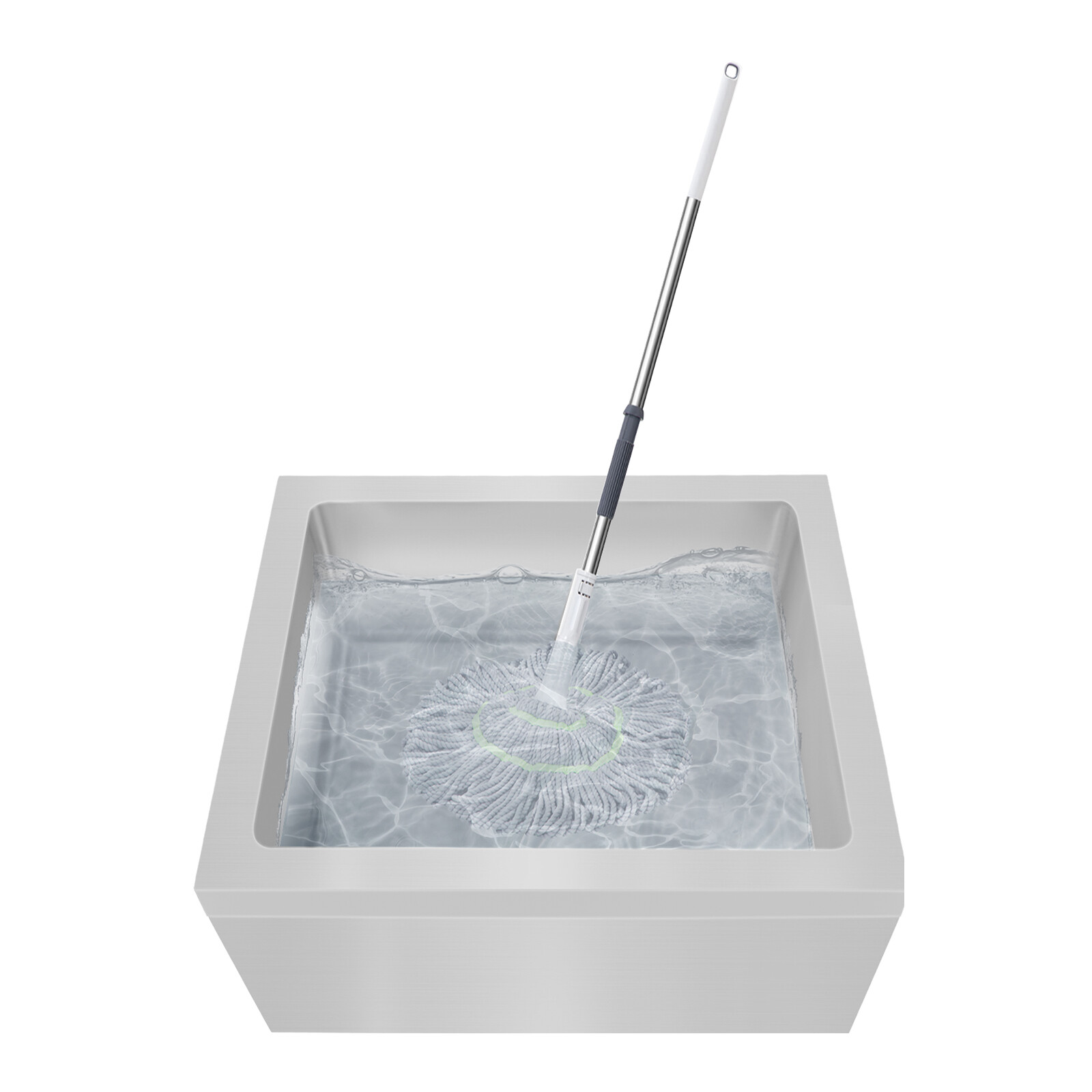 Stainless Steel Floor Kitchen Mop Sink 19″ x 22″ x 12″ 8″ Deep Basin Rectangular