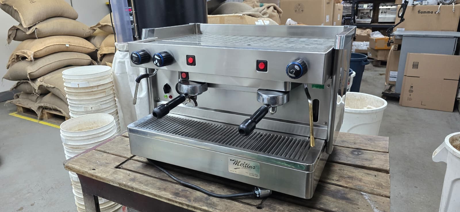 NEW 2 Group Stainless Steel Commercial Espresso Cappuccino Machine Handmade