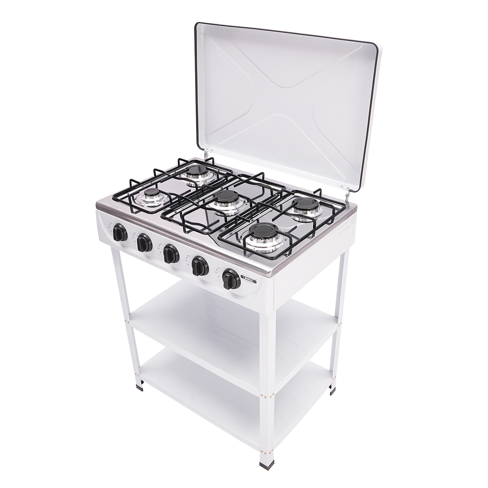 5 Burners Portable Natural Gas Stove Propane Burner For Rv Outdoor Cooking