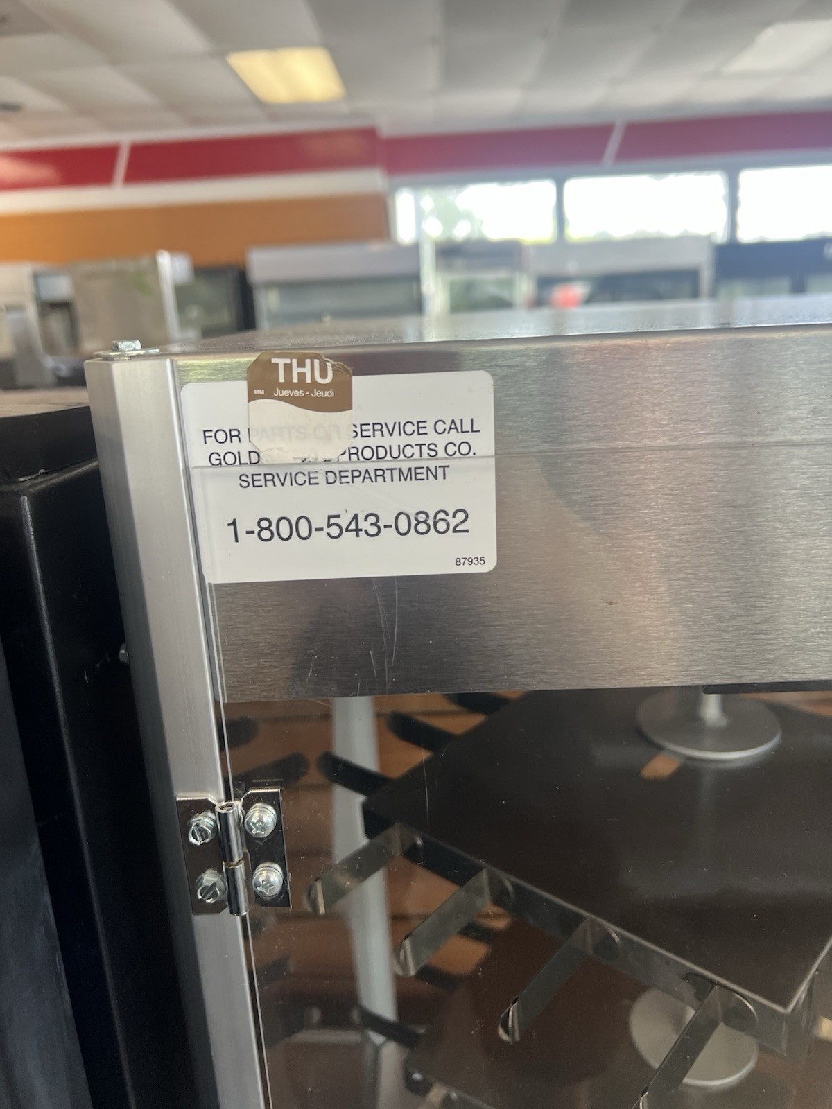 Gold Medal Fudge Puppy Countertop Display Case Merchandiser