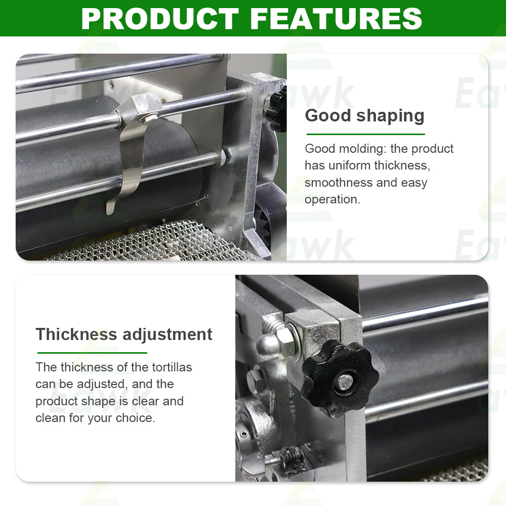 Electric Automatic Corn Tortilla Making Machine Mexican Chapati Tacos Maker 400W