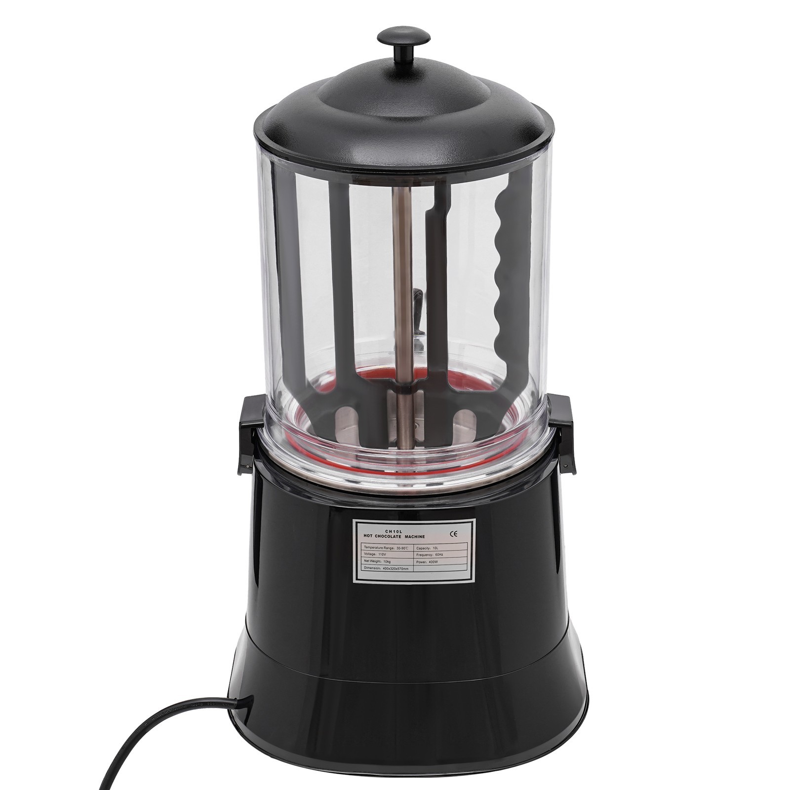 Hot Chocolate Machine 10L Commercial Hot Chocolate Dispenser Hot Beverage Warmer