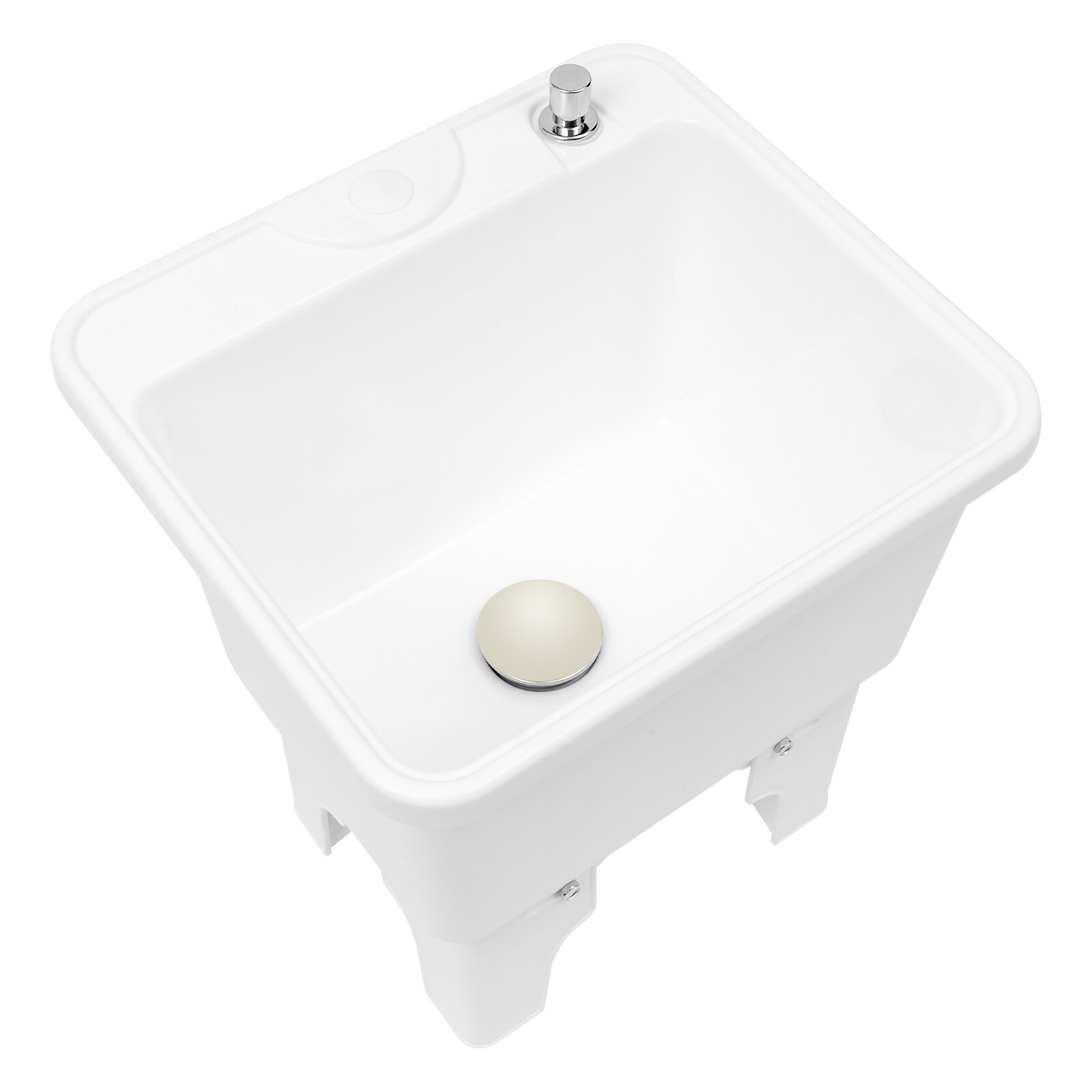 Mop Sink Service Basin Plastic Mop Sink Freestanding Sink 15.7″ x 14″ x 16.9″