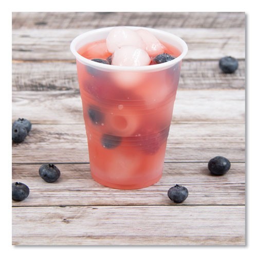 Dart Galaxy Translucent Cups, 10 oz, Plastic, 100/Pack