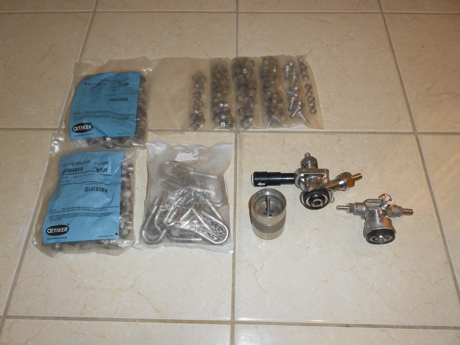MICRO MATIC BEER TAPPER VALVES OETIKER BEER HOSE CLAMPS OETIKER 16700012