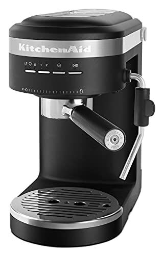 KitchenAid KES6403BM Semi-Automatic Espresso Machine, One Size, Matte Black