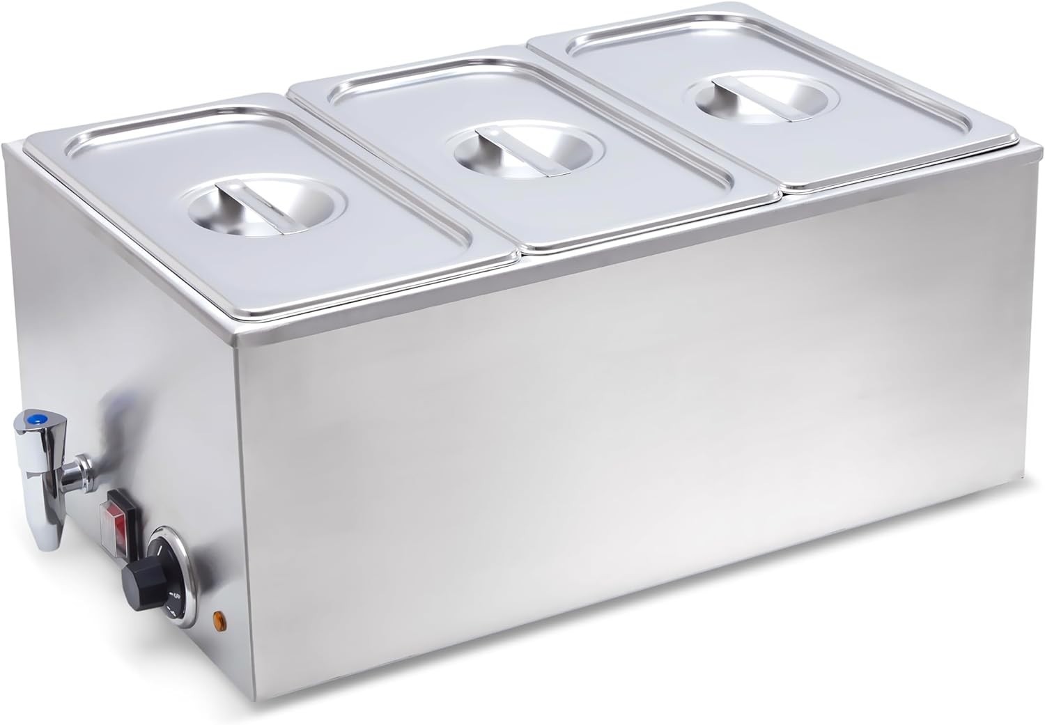 Large Capacity Stainless Steel Bain Marie Food Warmer